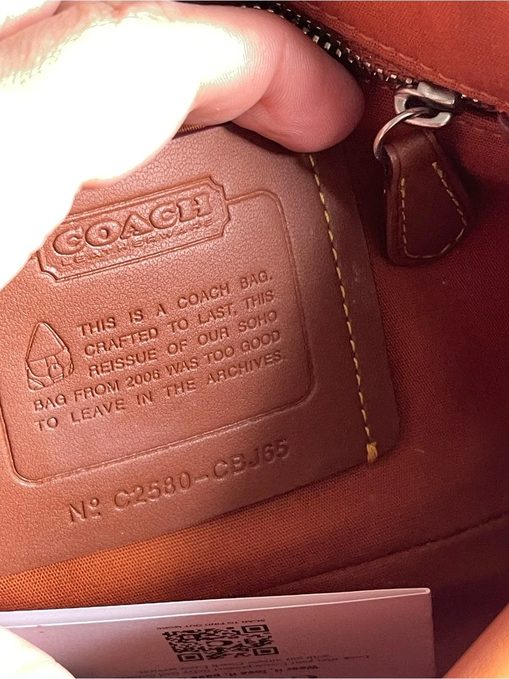 Authentic coach crystal shoulder bag